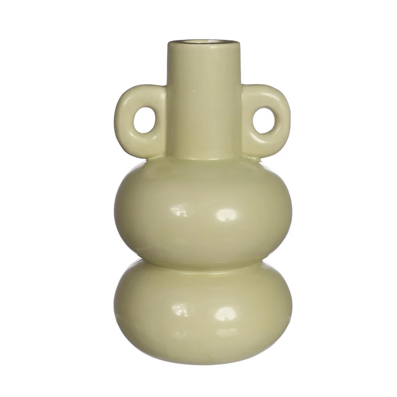 Chubby vaas Ø11 x h.18,5 cm jade groen