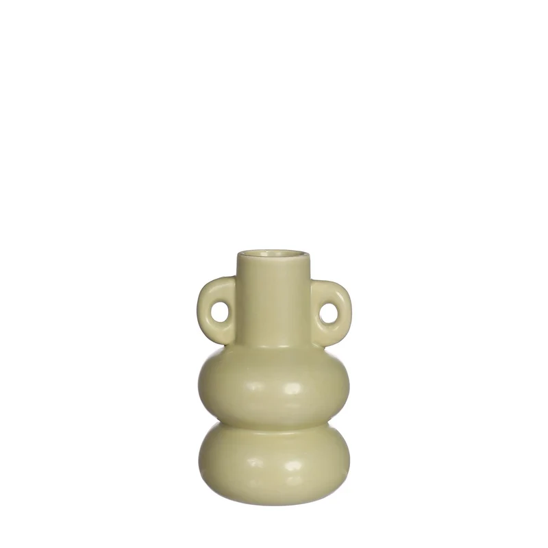 Chubby vaas - kaarsenhouder Ø7,6xh12cm jade groen