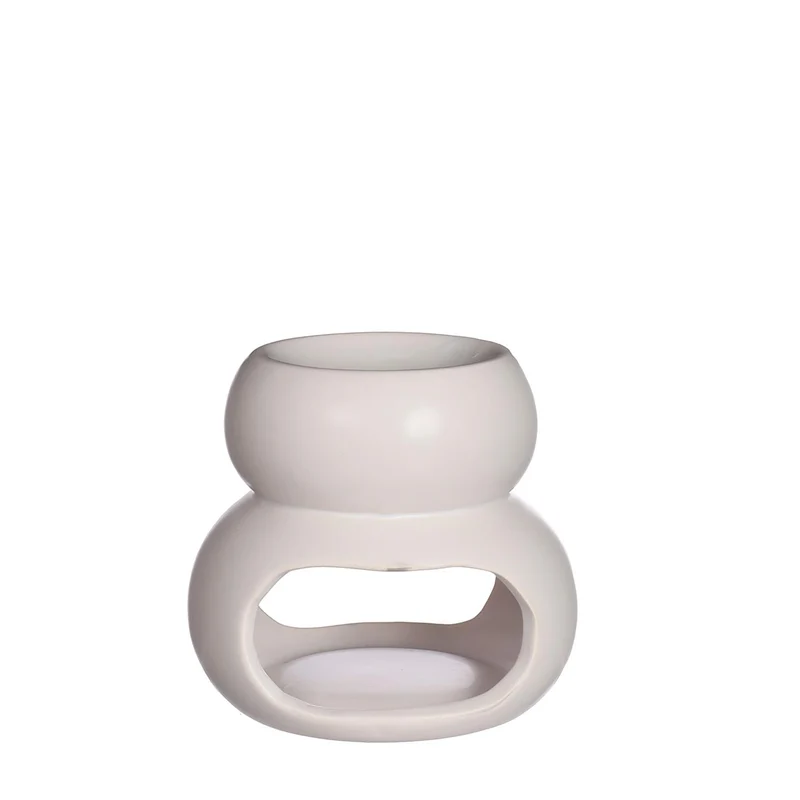 Chubby brander Ø10 x h.9cm gebroken wit