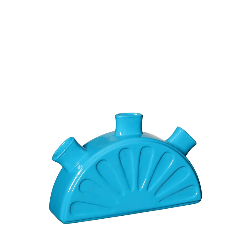 Vaas Limon L18,5xW5xH11,5cm oceaanblauw