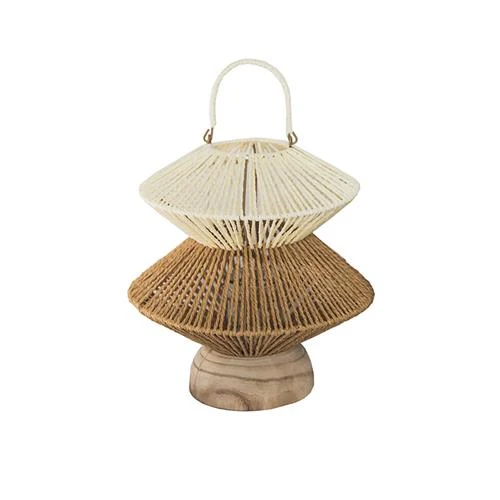 Lantern Tilarán D36 H38cm Natural/White
