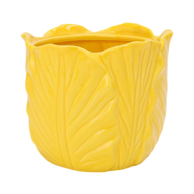 Pot Zona Sur D17 H14cm Ochre Yellow