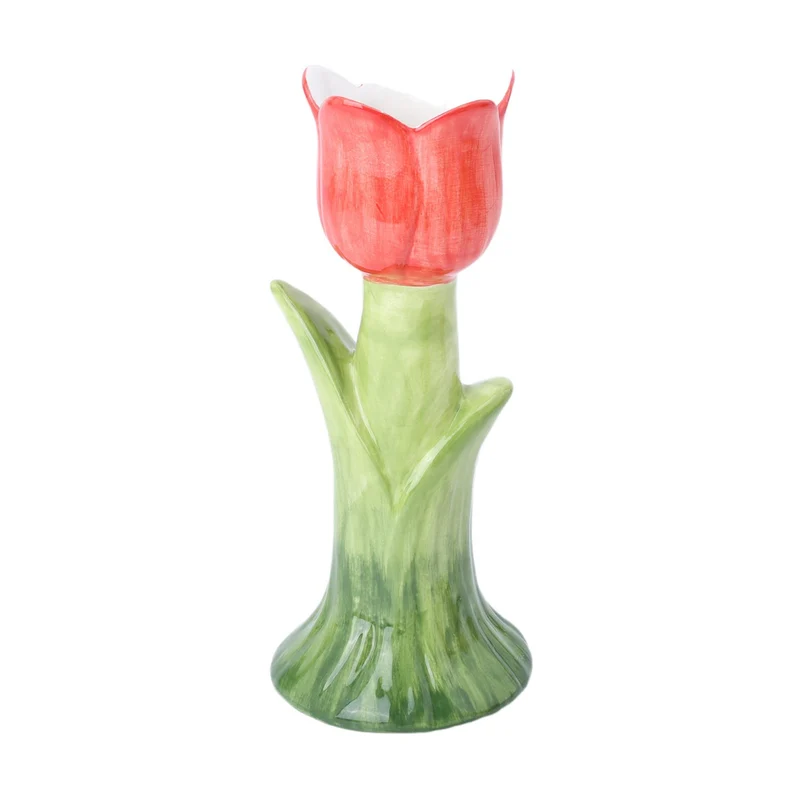 Vase Zona Sur D7 H17cm Green/Red