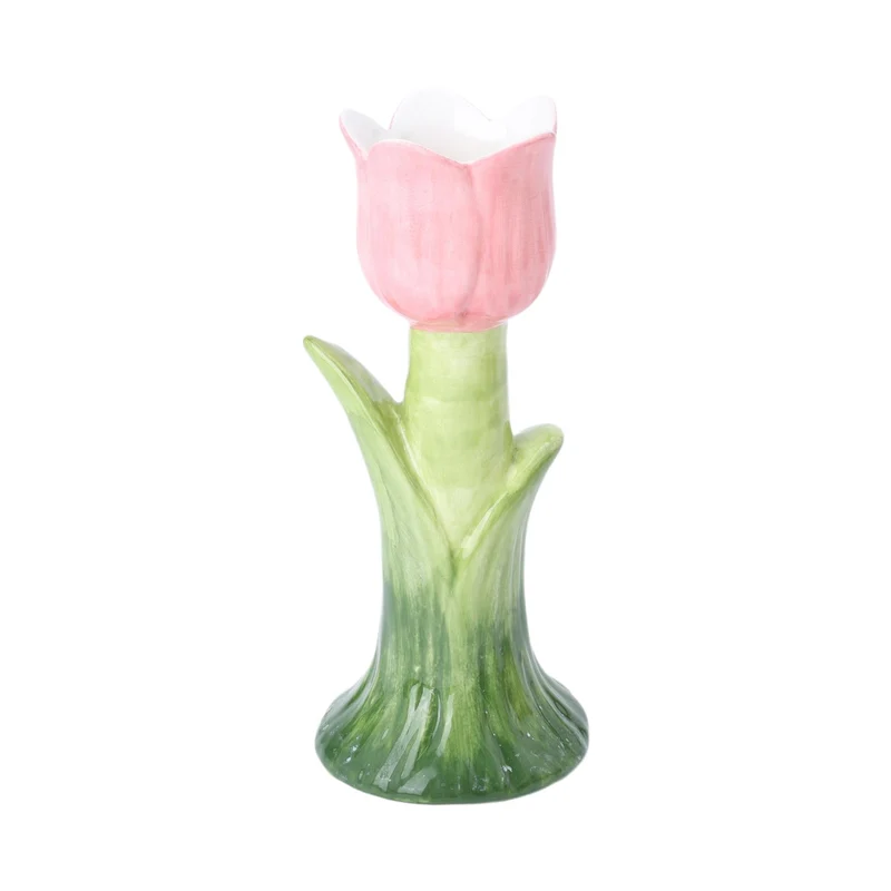 Vase Zona Sur D7 H17cm Green/Pink