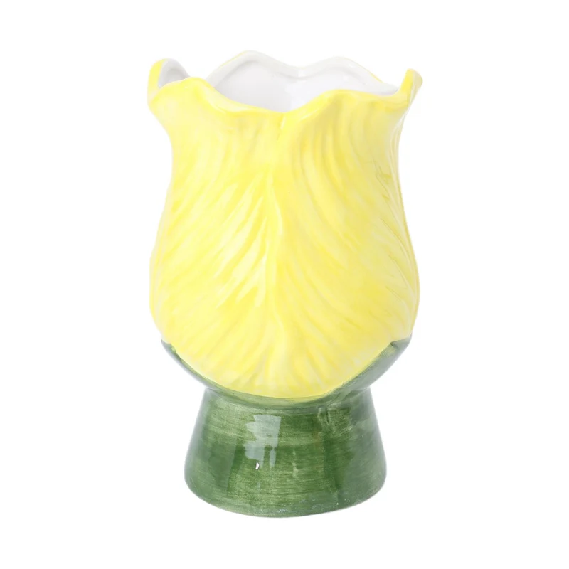 Vase Zona Sur D11 H17cm Green/Yellow
