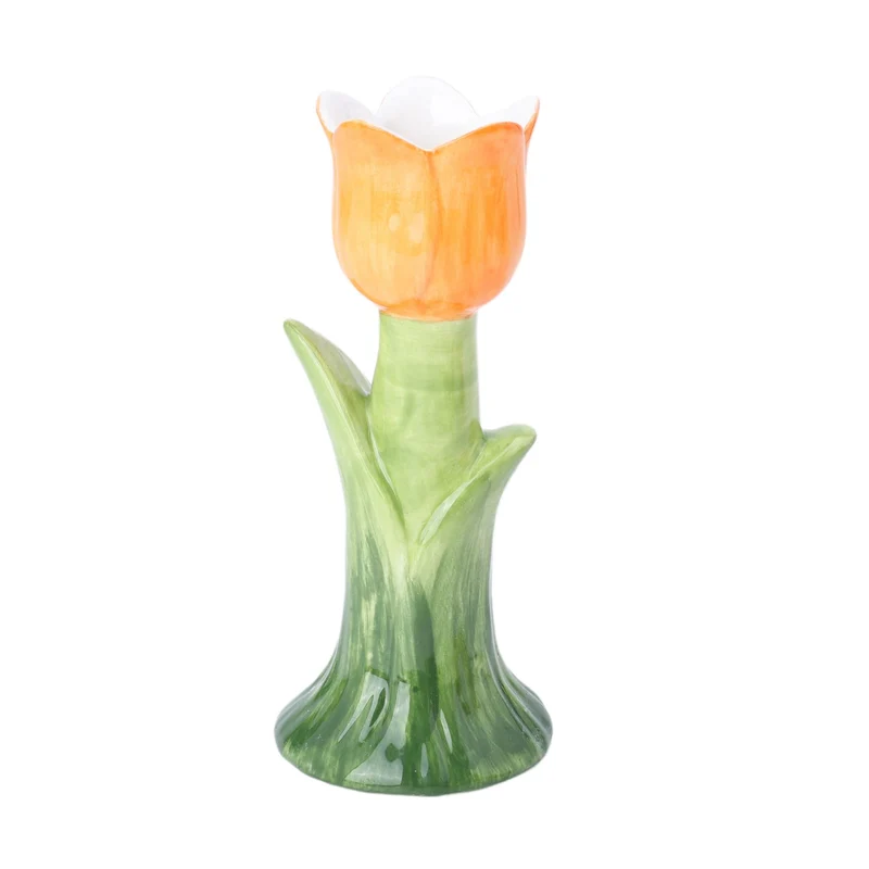 Vase Zona Sur D7 H17cm Green/Orange