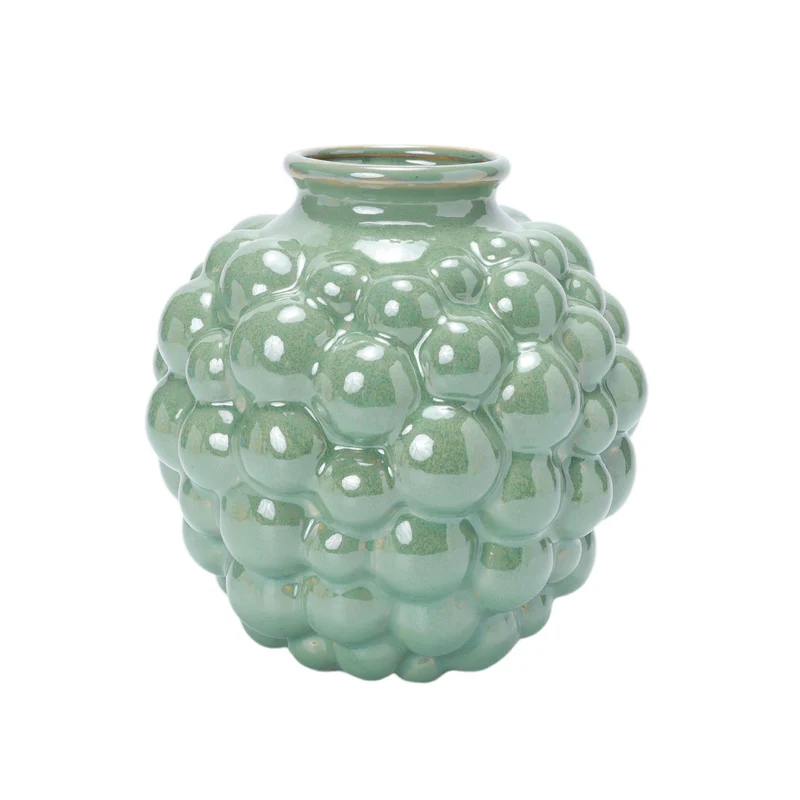 Vase Puerto Cortés D30 H31cm Turquoise