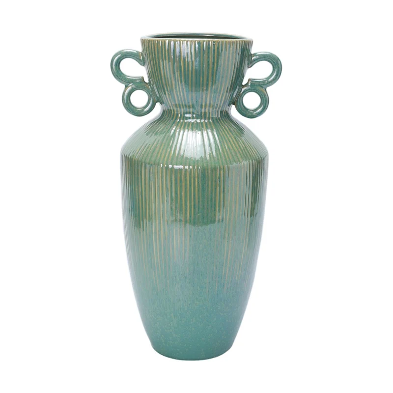 Vase Puerto Carrillo 23x21x45cm Turquoise