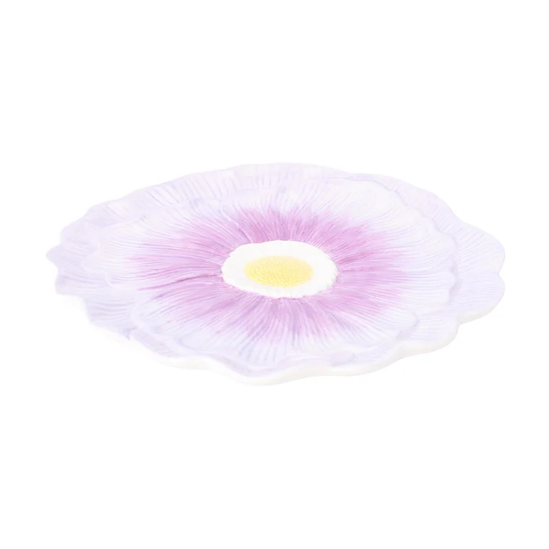 Plate Puriscal Ø22 H3cm Lilac