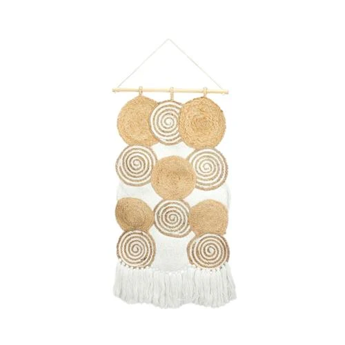 Wall Deco Espiral 46x1x105cm Natural/White