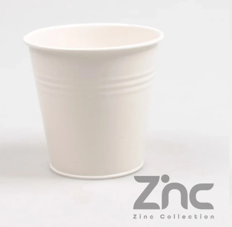 ZINK POT 0.5L XXS D11 H10 B7.5 CM CREME