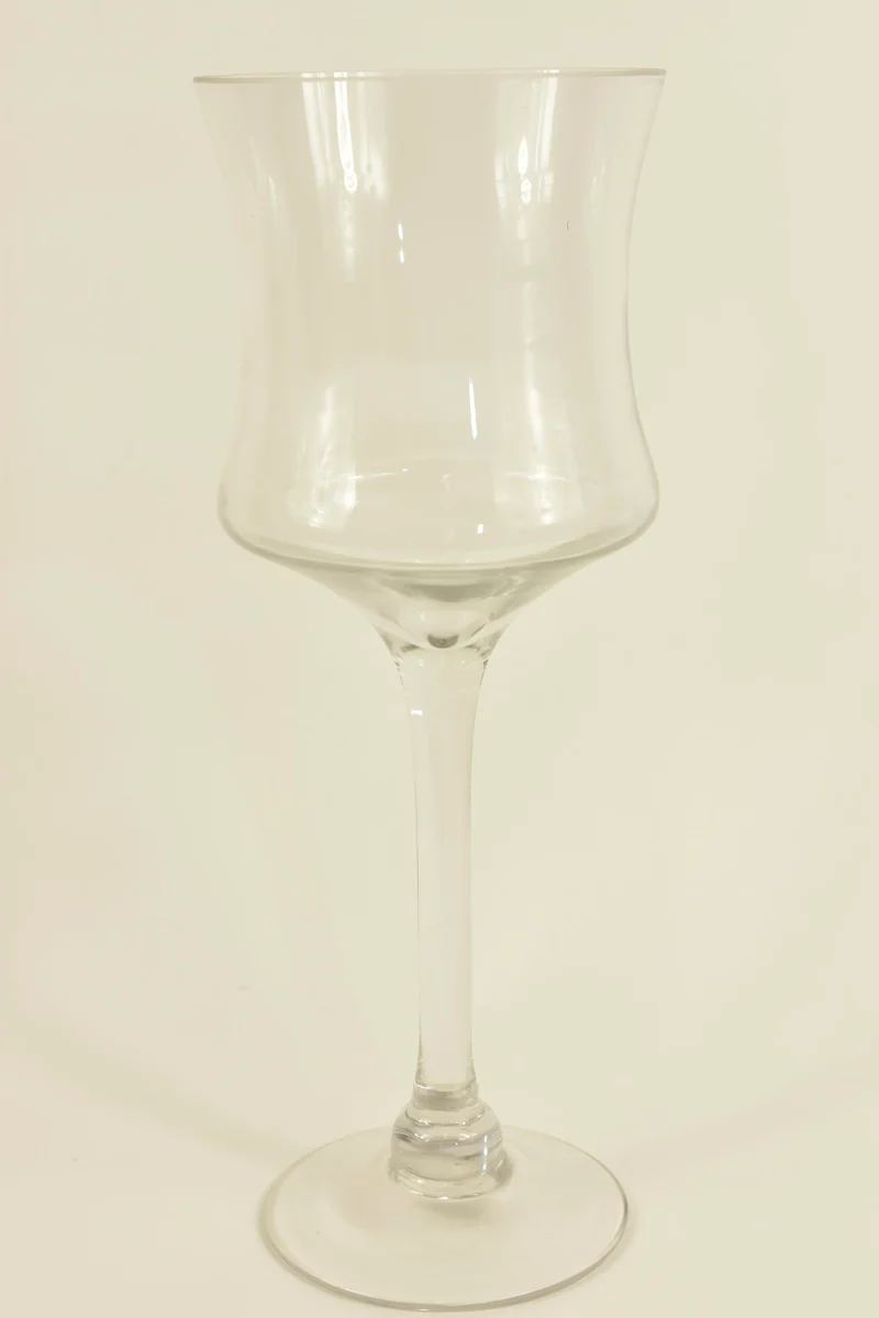 GLASSVASE ON FOOT D11,5X35H TRANSPARANT