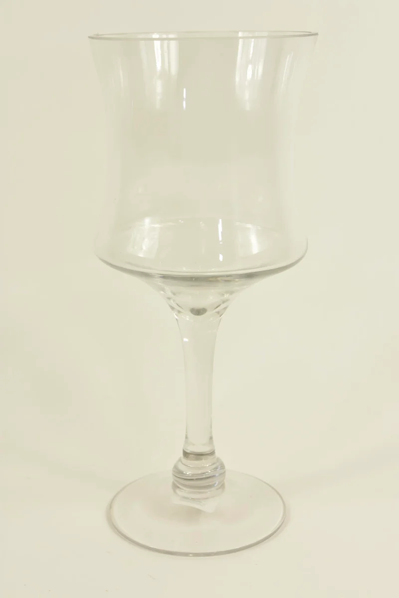 GLASSVASE ON FOOT D11,5X30H TRANSPARANT
