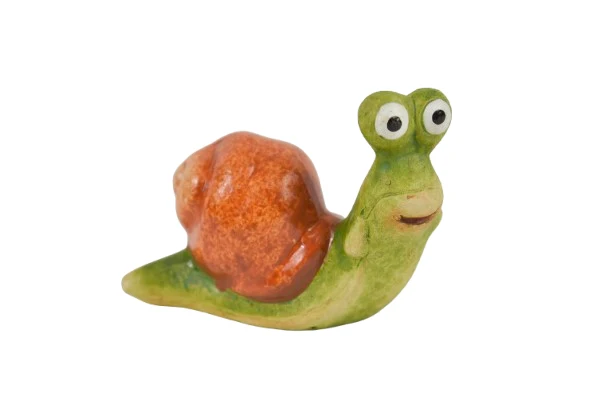 SNAIL CERAMIC 9,5X5,5X8H GREEN