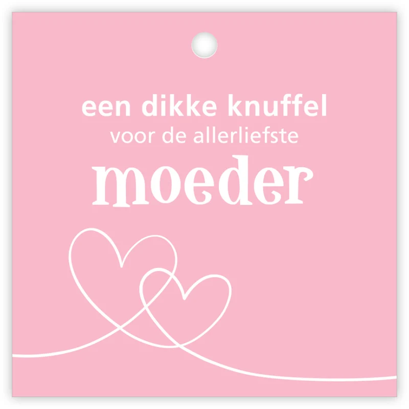 Pakje a 12 Kadokaartjes Gelegenheid Een dikke knuffel voor de allerliefste moeder