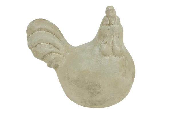 ROOSTER CEMENT 18X11X17H GREY