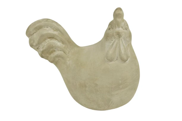 ROOSTER CEMENT 16X9X14H GREY