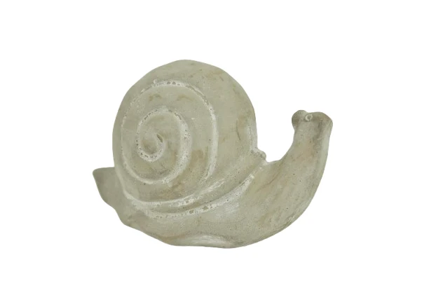 SNAIL CEMENT 13X7X8H GREY
