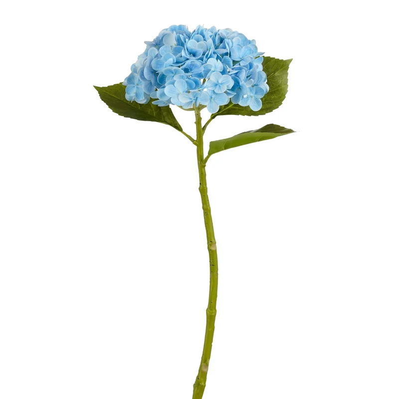 Hortensia l.blauw Real Touch - l49cm