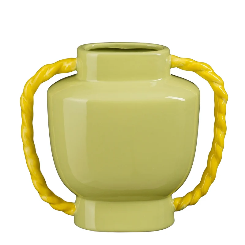 Viva vaas l.groen - l24,5xb11,5xh21,5cm