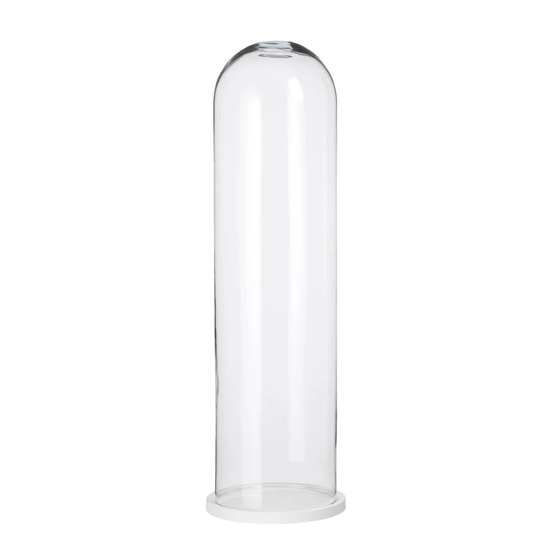 Hella stolp glas op bord wit - h71,5xd21cm