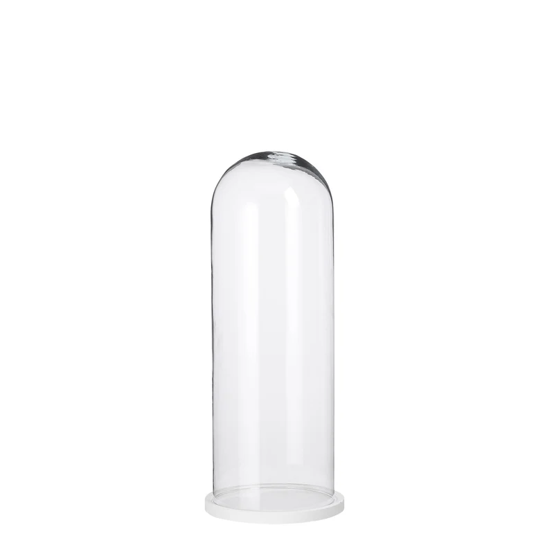 Hella stolp glas op bord wit - h55,5xd21cm
