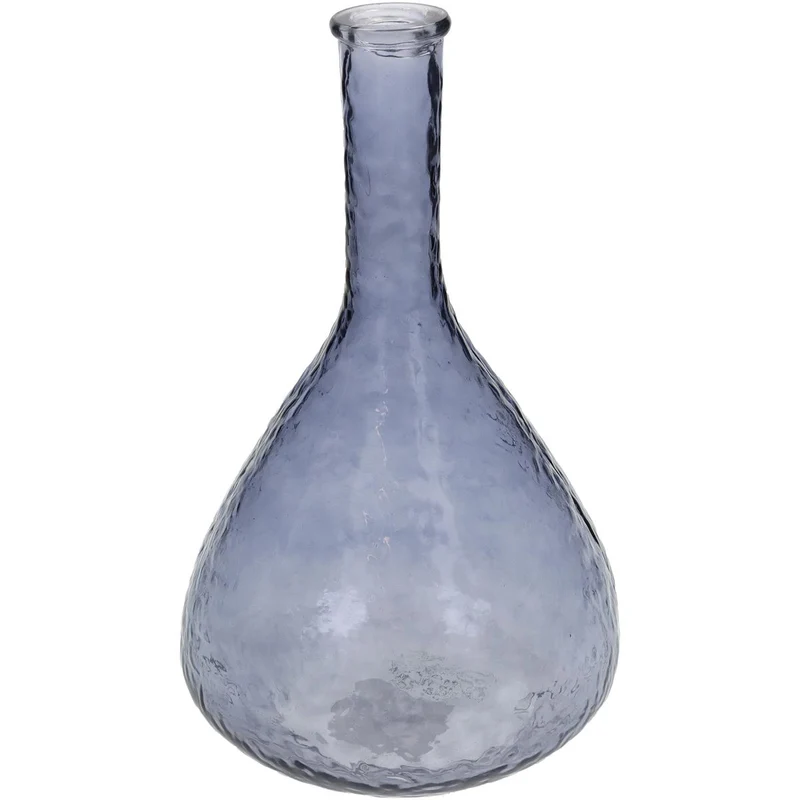 Vase Recycled Glass Lilac 25x15x15cm
