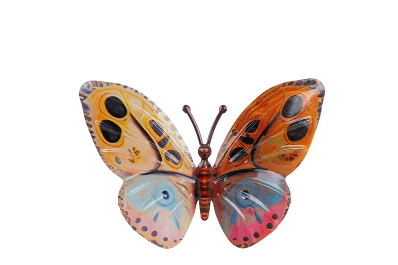 Wandversiering "Monarch" S multicolor metaal 24x1x16,5cm