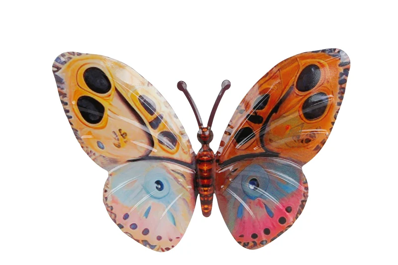 Wandversiering "Monarch" M multicolor metaal 34x1x24,5cm