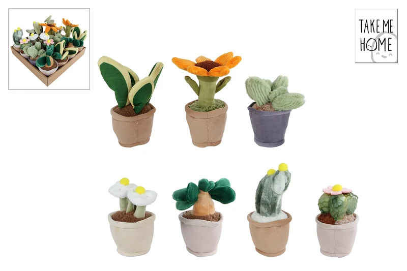 Take Me Home plant pluche S 7 assortie 12-17cm