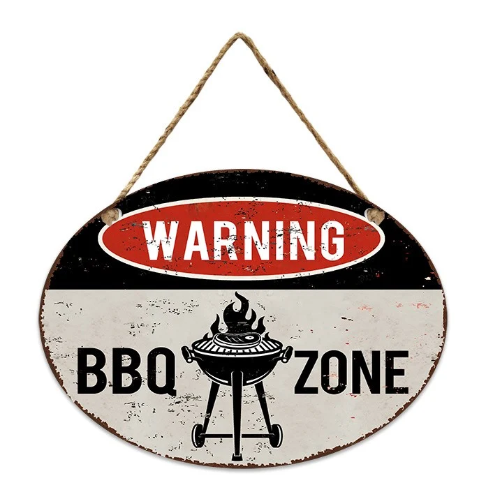 Wall Hanger Metal 34x25cm BBQ Zone
