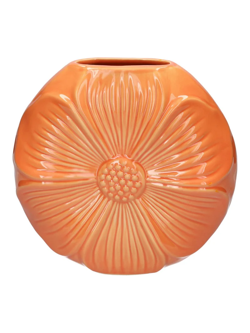 Vase Petal 40.5x11x39.5 orange