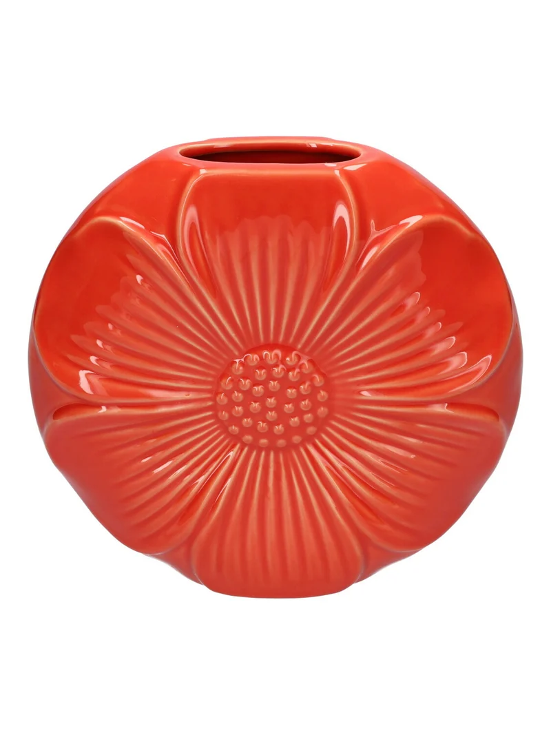 Vase Petal 22.5x6.5x21 cherry