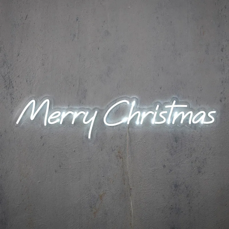 Neon light merry christmas wit 300led IP20 - l20xb94cm