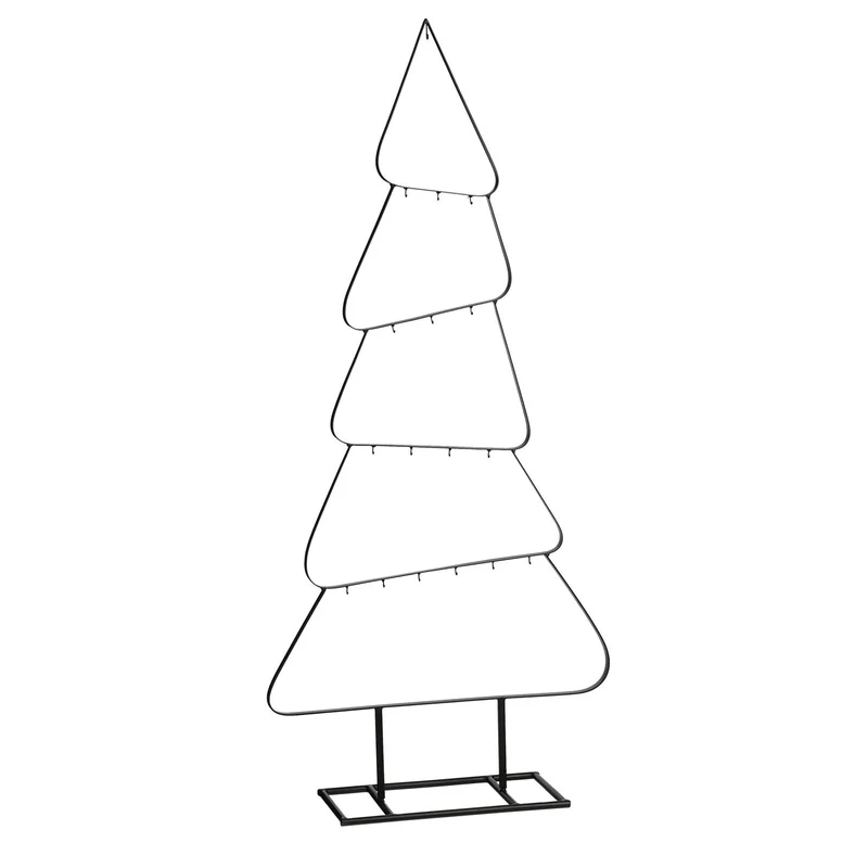 Decoratie boom zwart - l53xb18xh117cm