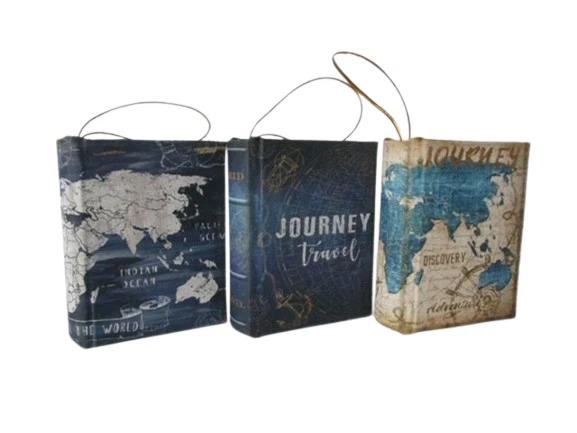Books Hanging 9,5x7cm World Mix