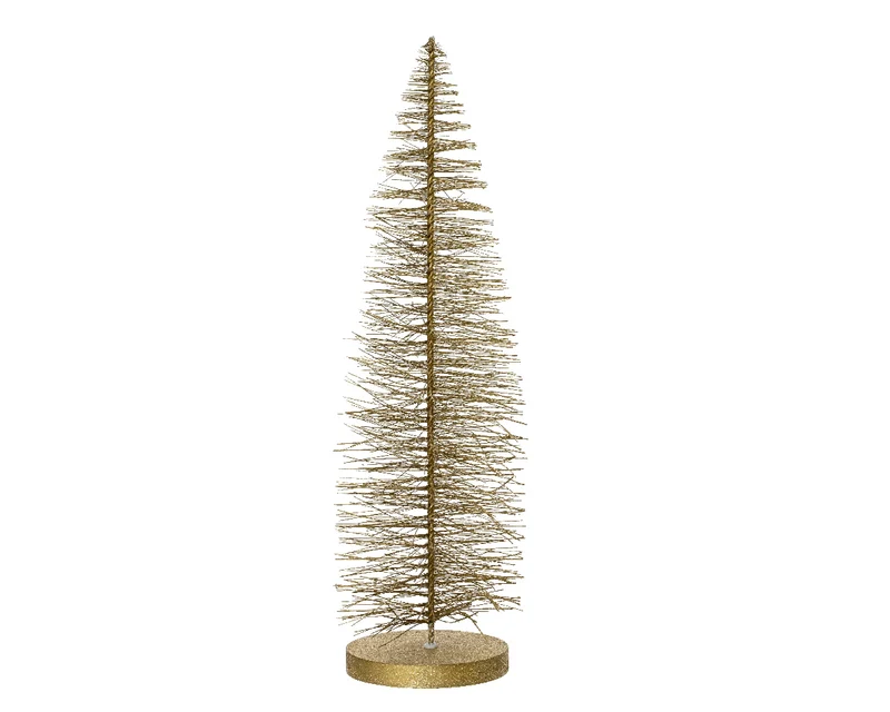 Brush boom binnen goud D24 H100cm
