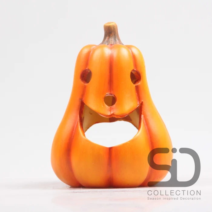 POMPOEN AARDEWERK FLES VORM HALLOWEEN 16 CM