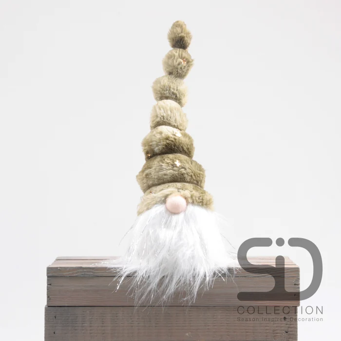 KERSTKABOUTER TOBY M/LED10X10X28 CM