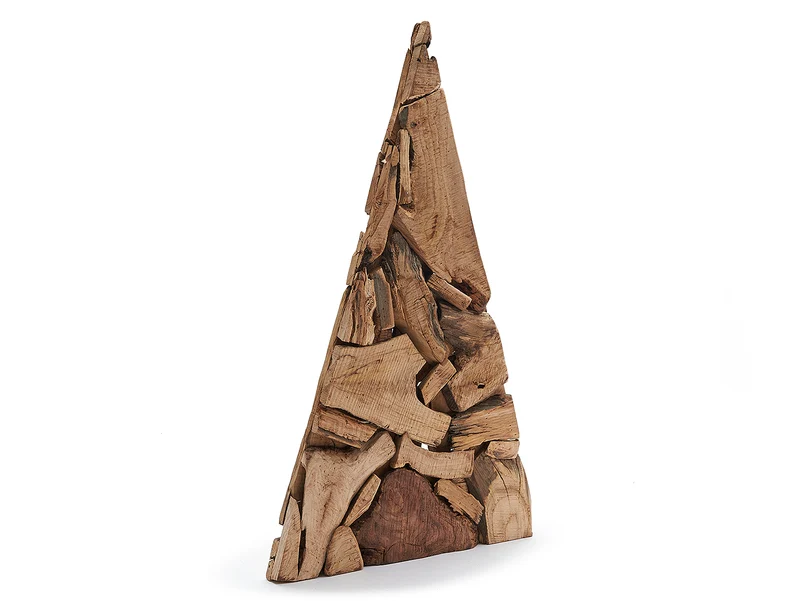 Wooden pine tree 45x80cm