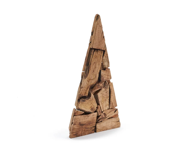 Wooden pine tree 35x60cm