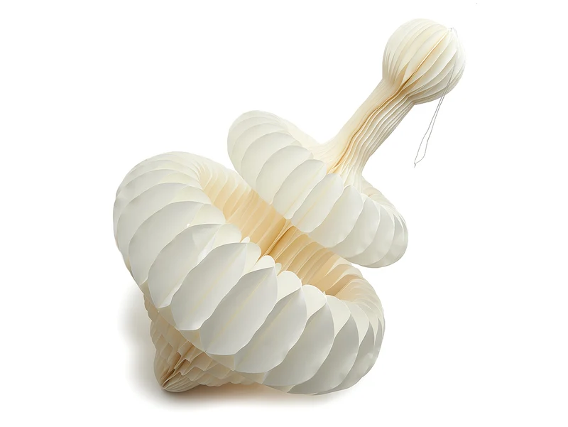 Paper chandelier hanger Ø55x78cm cream