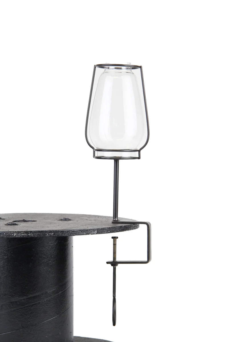 Candle Holder ''table'' Metal 42cm Black