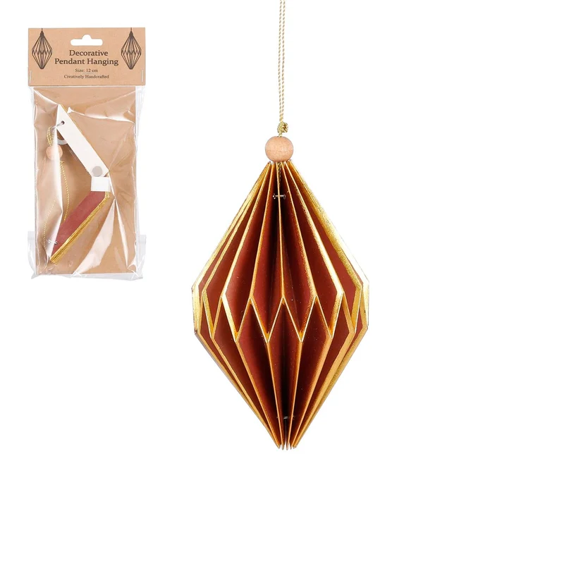 Ornament ui rood - h15,5xd12cm