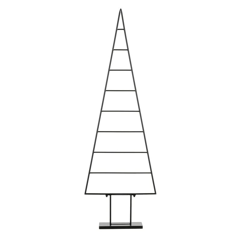 Decoratie boom zwart - l50xb15xh152cm