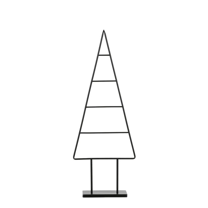 Decoratie boom zwart - l34xb12xh90cm