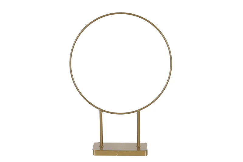 Ring on foot metal 28x8x38.5cm - Gold
