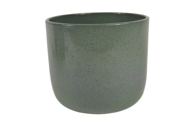 Pot Boule graniet groen glans 22cm