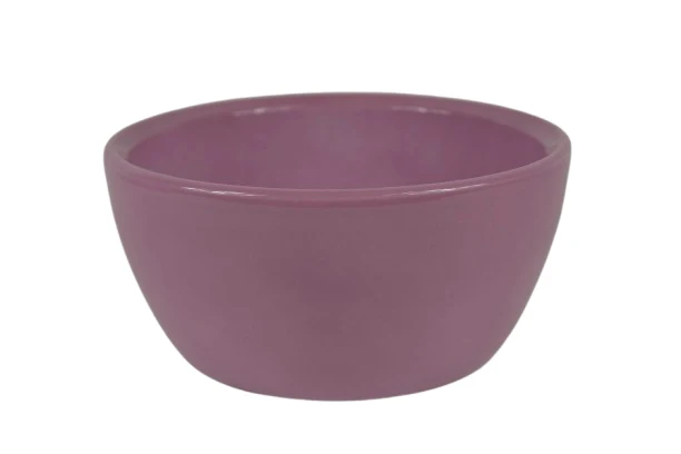 Schaal Boule oud roze glans 19cm