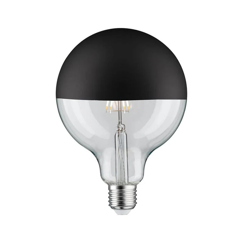 E27 6,5W LED Kopfspiegel Schwarz-Matt Dimmbar 2700K